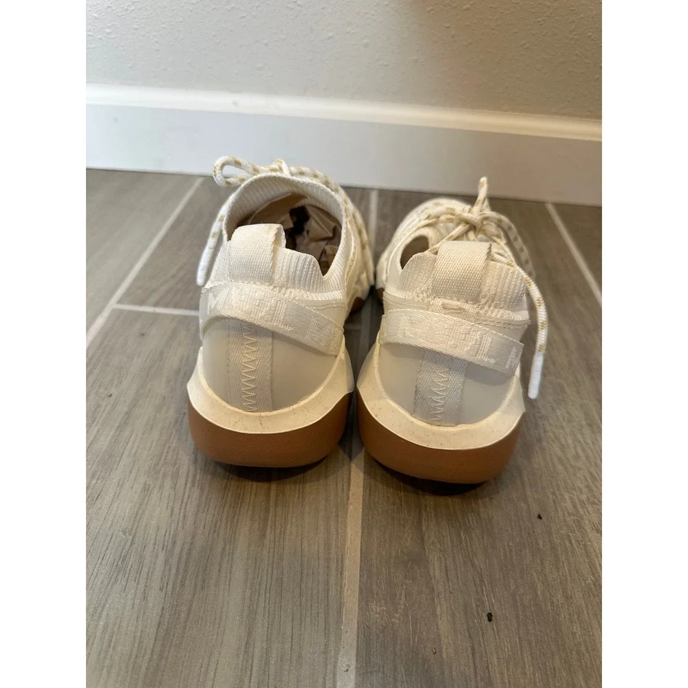 Madewell MWL Cloudlift Knit Sneakers Antique White Gum Sole Womens Chunky Shoe